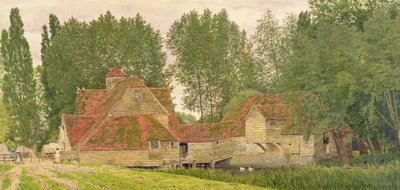 Mill on the Thames at Mapledurham by George Price Boyce